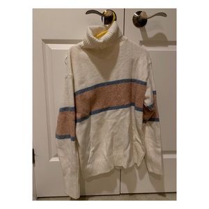 Brand new Turtleneck striped sweater
